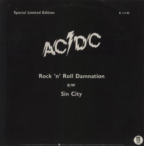 AC/DC Rock N Roll Damnation 12" vinyl single (12 inch record / Maxi-single) UK ACD12RO30799