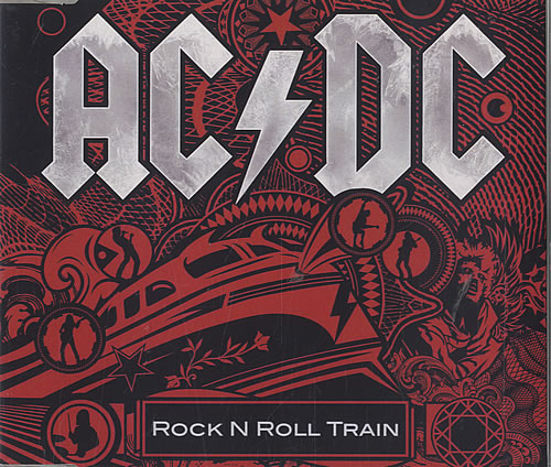 AC/DC Rock N Roll Train CD-R acetate US ACDCRRO469869