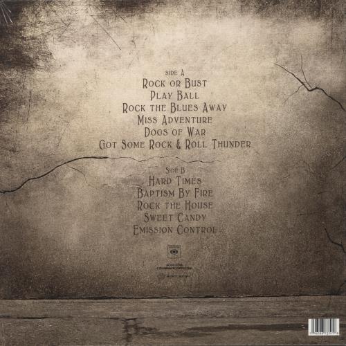 AC/DC Rock Or Bust - 180gm Gold Vinyl vinyl LP album (LP record) UK ACDLPRO871691