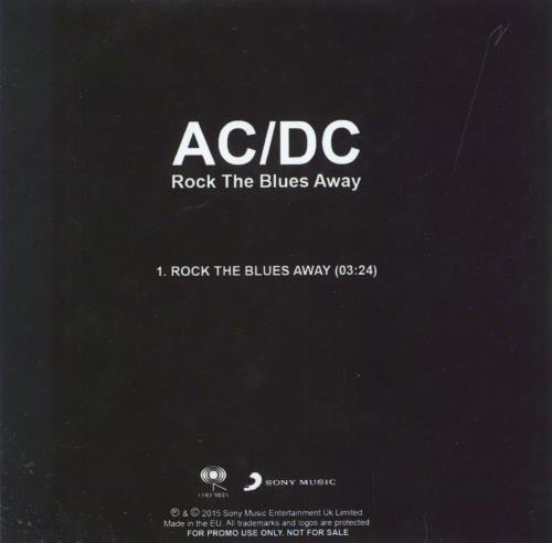 AC/DC Rock The Blues Away UK CD-R acetate (799796)