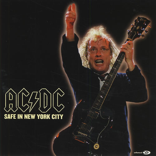 AC/DC Safe In New York City CD single (CD5 / 5") US ACDC5SA179926