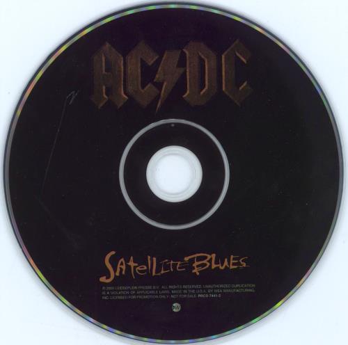 AC/DC Satellite Blues CD single (CD5 / 5") US ACDC5SA159897