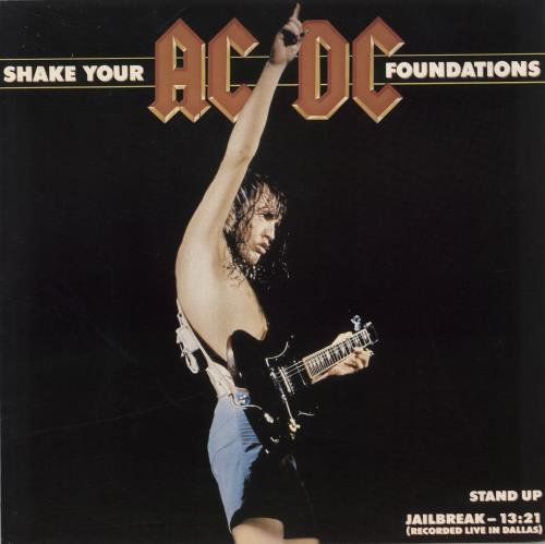 AC/DC Shake Your Foundations - EX 12" vinyl single (12 inch record / Maxi-single) UK ACD12SH887740