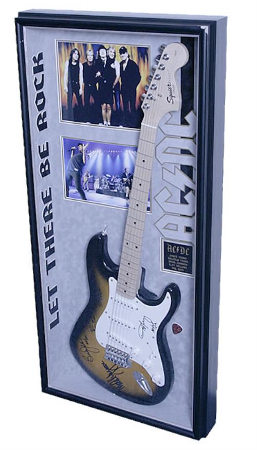 AC/DC Signed & Framed Electric Guitar - Autographed US guitar (534902 ...