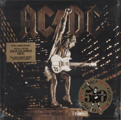 AC/DC Stiff Upper Lip - 180g Gold Vinyl vinyl LP album (LP record) UK ACDLPST871597