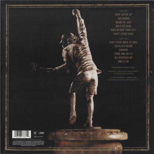 AC/DC Stiff Upper Lip - 180g Gold Vinyl vinyl LP album (LP record) UK ACDLPST871597