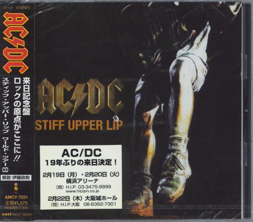 AC/DC Stiff Upper Lip - Tour EP - Sealed CD single (CD5 / 5") Japanese ACDC5ST171559