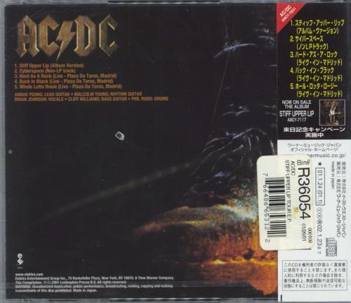 AC/DC Stiff Upper Lip - Tour EP - Sealed CD single (CD5 / 5") Japanese ACDC5ST171559
