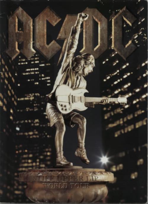 AC/DC Stiff Upper Lip - Tour Program tour programme UK ACDTRST181870
