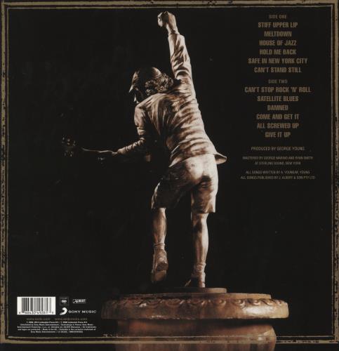 AC/DC Stiff Upper Lip vinyl LP album (LP record) UK ACDLPST826201