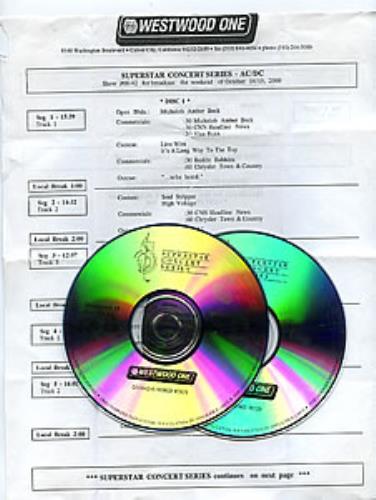 AC/DC Superstar Concert Series 2 CD album set (Double CD) US ACD2CSU175314