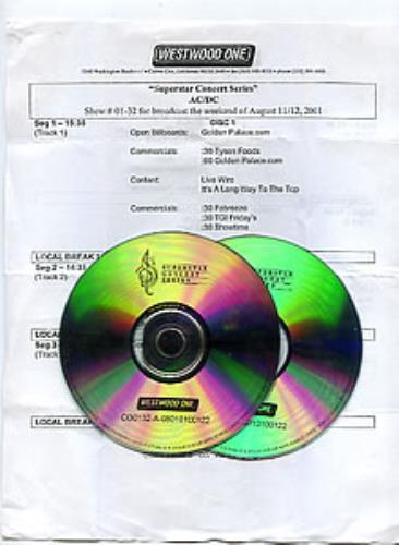 AC/DC Superstar Concert Series 2 CD album set (Double CD) US ACD2CSU283970