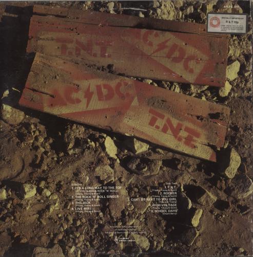 AC/DC T.N.T. - 2nd vinyl LP album (LP record) Australian ACDLPTN668457