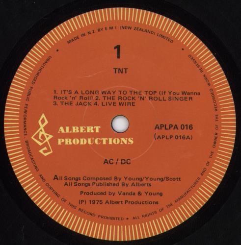 AC/DC T.N.T. - VG vinyl LP album (LP record) New Zealand ACDLPTN810853