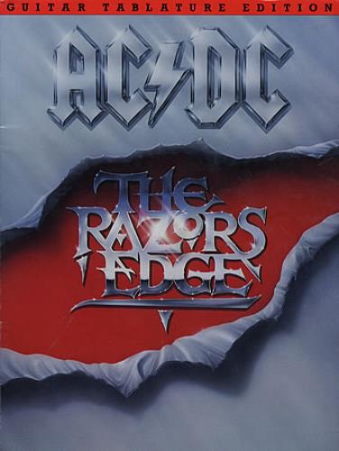 AC/DC The Razor's Edge book US ACDBKTH129974
