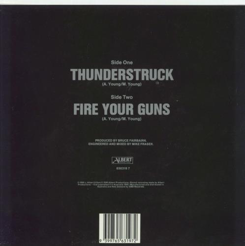 AC/DC Thunderstruck + P/S Australian 7