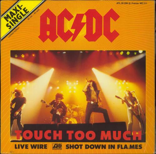AC/DC Touch Too Much 12" vinyl single (12 inch record / Maxi-single) German ACD12TO105614