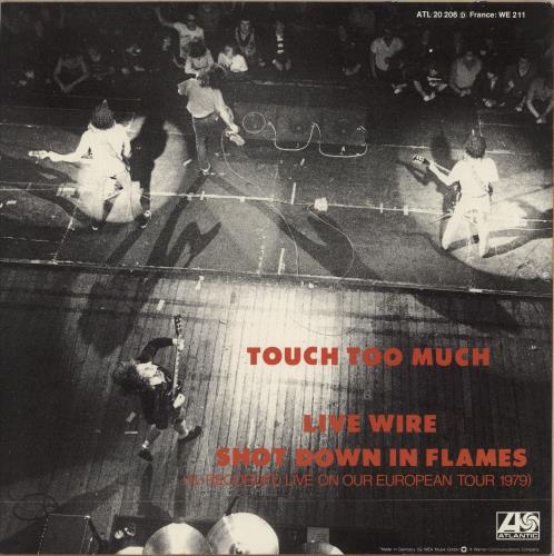 AC/DC Touch Too Much 12" vinyl single (12 inch record / Maxi-single) German ACD12TO105614