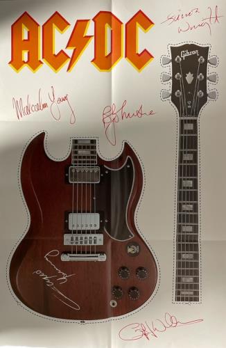 AC/DC Who Made Who - Hype Stickered + Poster 12" vinyl single (12 inch record / Maxi-single) UK ACD12WH805895