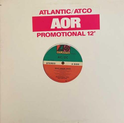AC/DC Who Made Who 12" vinyl single (12 inch record / Maxi-single) US ACD12WH48483