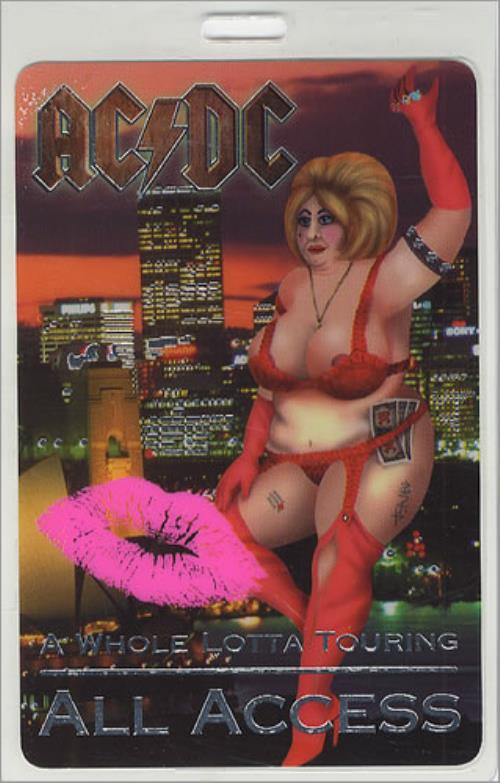 AC/DC Whole Lot Of Touring tour pass US ACDTPWH428548