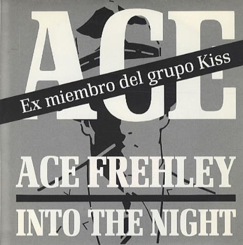 Ace Frehley Into The Night 7" vinyl single (7 inch record / 45) Spanish ACE07IN326335