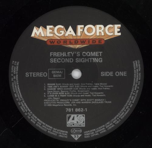 Ace Frehley Second Sighting vinyl LP album (LP record) German ACELPSE890908