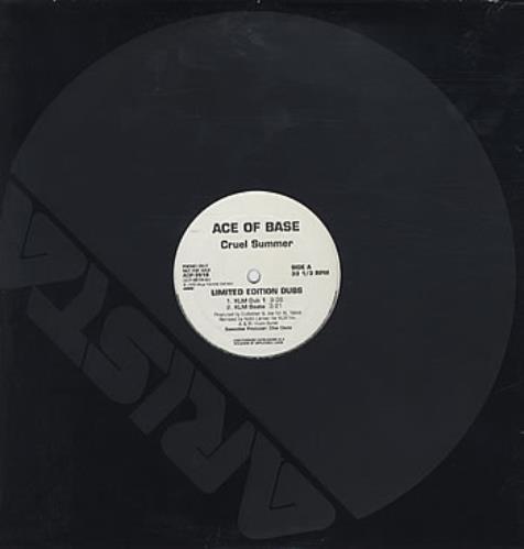 Ace Of Base Cruel Summer - Limited Edition Dubs 12" vinyl single (12 inch record / Maxi-single) US AOB12CR118222