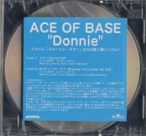Ace Of Base Donnie CD single (CD5 / 5") Japanese AOBC5DO131590