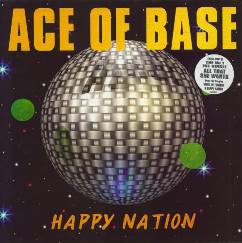 Ace Of Base Happy Nation vinyl LP album (LP record) German AOBLPHA238649