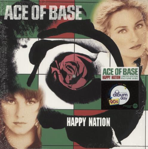 Ace Of Base Happy Nation picture disc LP (vinyl picture disc album) UK AOBPDHA870623