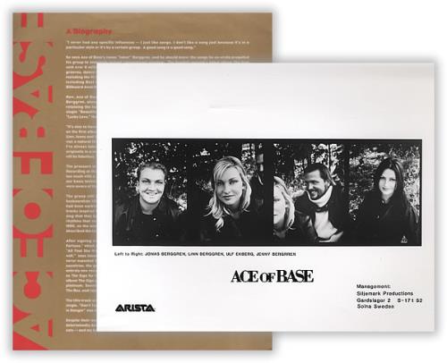 Ace Of Base The Bridge media press pack US AOBPPTH388811