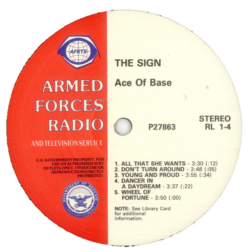 Ace Of Base The Sign vinyl LP album (LP record) US AOBLPTH514110