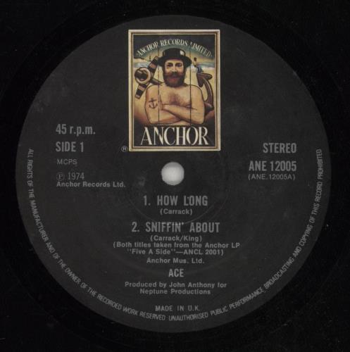 Ace Four Tracks From Ace 12" vinyl single (12 inch record / Maxi-single) UK A.E12FO417343