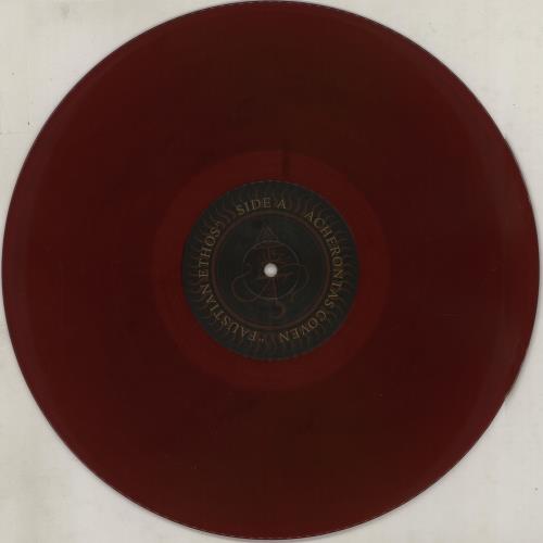 Acherontas Faustian Ethos - Red Vinyl vinyl LP album (LP record) Polish 1-HLPFA758343