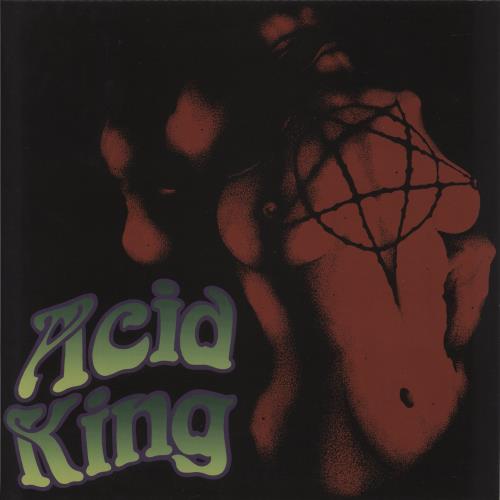 Acid King Free / Down With The Crown - Red, White and Blue Merge Vinyl vinyl LP album (LP record) US 1FJLPFR874984