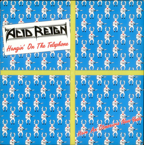 Acid Reign Hangin' On The Telephone 12" vinyl single (12 inch record / Maxi-single) UK AR812HA533957
