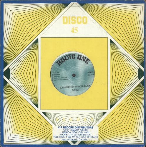 Ackee Raggamuffin Boogie Rock 12" vinyl single (12 inch record / Maxi-single) UK Q-K12RA710194
