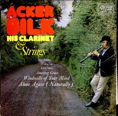 Acker Bilk His Clarinet And Strings - Quad vinyl LP album (LP record) UK AKBLPHI499806