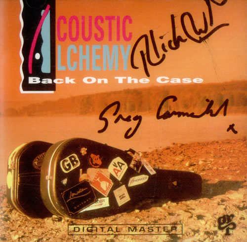 Acoustic Alchemy Back On The Case - Autographed CD album (CDLP) US AI0CDBA537791