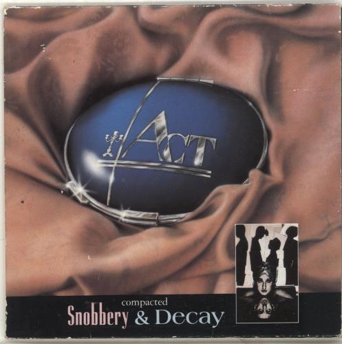 Act (Propaganda) Snobbery & Decay CD single (CD5 / 5") UK ACTC5SN00331