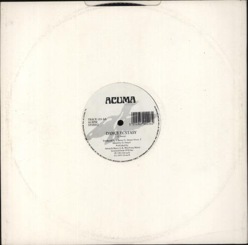 Acuma House Culture / Dance Ecstasy 12" vinyl single (12 inch record / Maxi-single) UK 6D-12HO826945