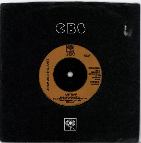 Adam & The Ants Ant Rap - Orange Injection 7" vinyl single (7 inch record / 45) UK ANT07AN702451