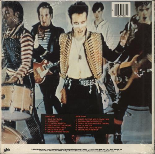 Adam & The Ants Kings Of The Wild Frontier + Hype Stickered Shrinkwrap vinyl LP album (LP record) US ANTLPKI765743