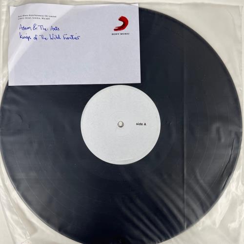 Adam & The Ants Kings Of The Wild Frontier - Test Pressing vinyl LP album (LP record) UK ANTLPKI789948