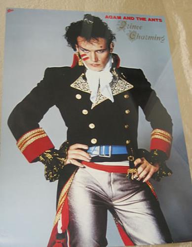 Adam & The Ants Prince Charming poster Japanese ANTPOPR350159