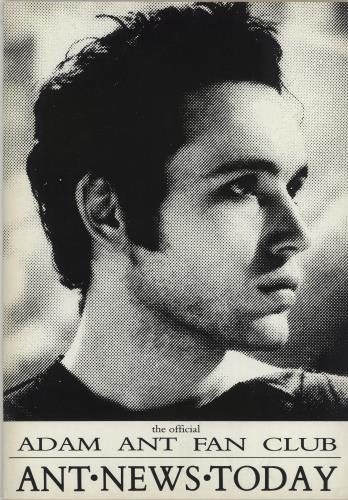 Adam Ant Ant News Today memorabilia UK A~AMMAN658126