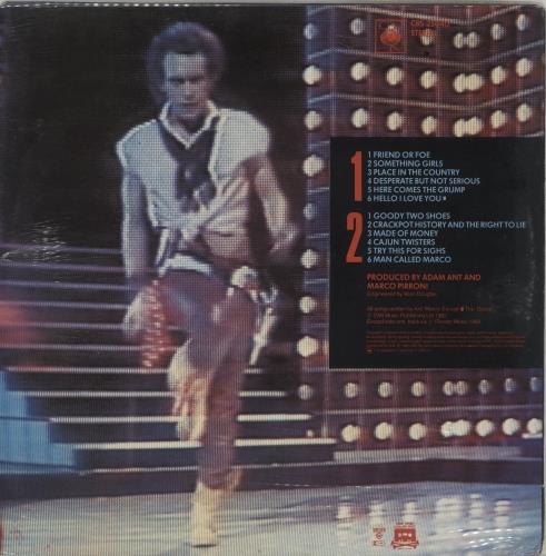 Adam Ant Friend Or Foe vinyl LP album (LP record) UK A~ALPFR881477