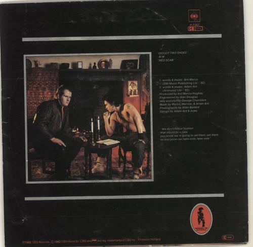 Adam Ant Goody Two Shoes 7" vinyl single (7 inch record / 45) Dutch A~A07GO702416