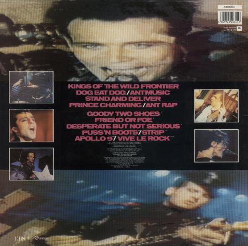 Adam Ant Hits vinyl LP album (LP record) UK A~ALPHI522043